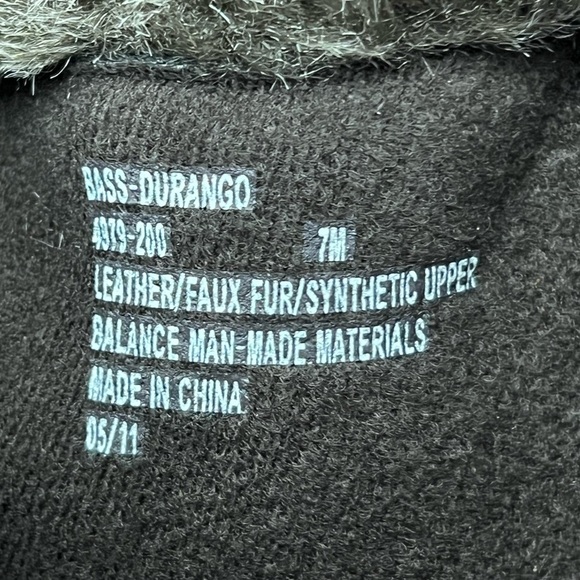 Bass Durango Brown Suede Booties - Size 7 - Picture 10 of 12